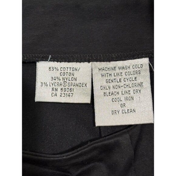 Talbots Womens Black Stretch Pants Size 12 - Picture 4 of 11